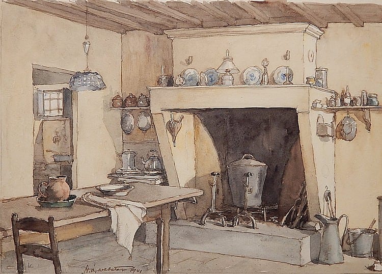 Herman Armour Webster comparable auction result: herman armour webster watercolor and graphite