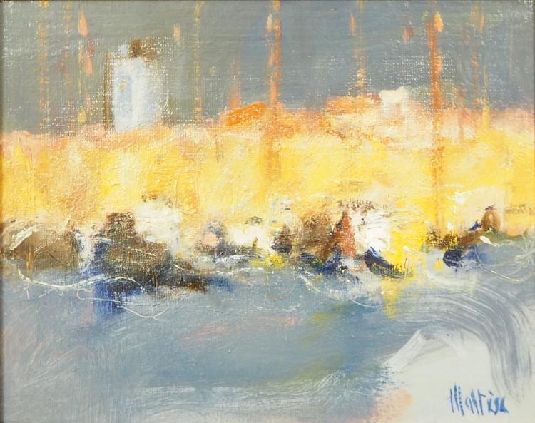 Jean-Pierre Maltese comparable auction result: jean pierre maltese 1946 le port de toulon huile sur toile