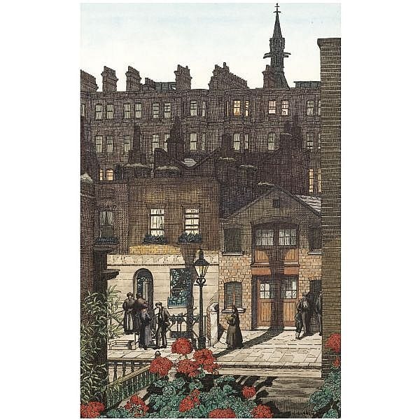 Charles Ginner comparable auction result: charles ginner a r a 1878 1952 cope place kensington 1924 watercolour and pen and ink