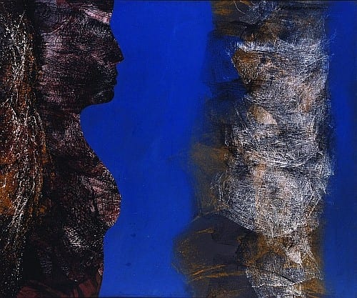 Guillermo Ceniceros comparable auction result: guillermo ceniceros auguros firmado y fechado 1975 acr lico sobre tela 100 x 120 cm