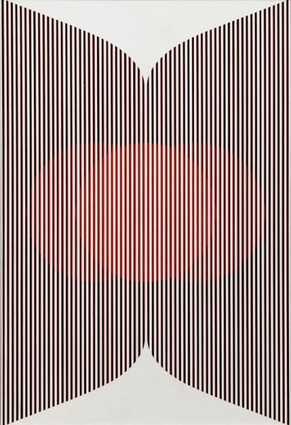 John Vickery comparable auction result: john vickery red sound acrylic on board 1969