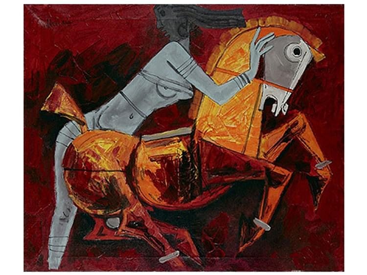 Maqbool Fida Husain 1913 - 2011 Untitled comparable sale