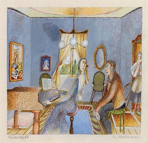 Albert Paris Gütersloh comparable auction result: albert paris g tersloh vienna 1887 1973 the