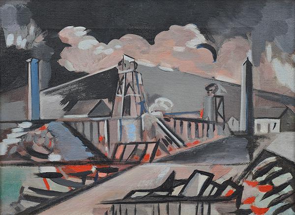 humphrey jennings british 1907 1950 pithead welsh mine c 1943 oil on linen · Leonard Joel · 2015-11-16 Humphrey Jennings comparable auction result: humphrey jennings british 1907 1950 pithead welsh mine c 1943 oil on linen