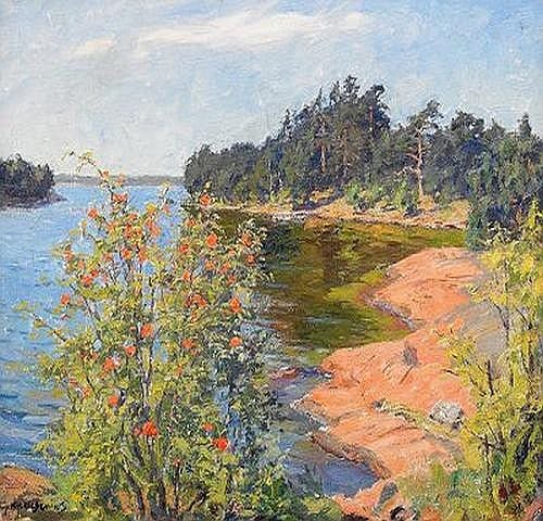 Gottfrid Kallstenius comparable auction result: gottfrid kallstenius 1861 1943 strandparti med