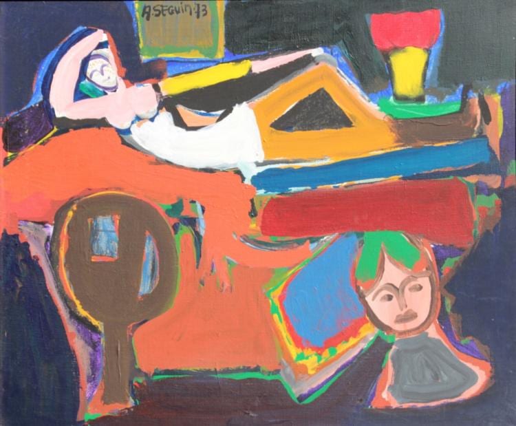 adrien seguin 1926 2005 femme allong e 1973 · Carvajal SVV · 2015-10-31 Adrien Seguin comparable auction result: adrien seguin 1926 2005 femme allong e 1973