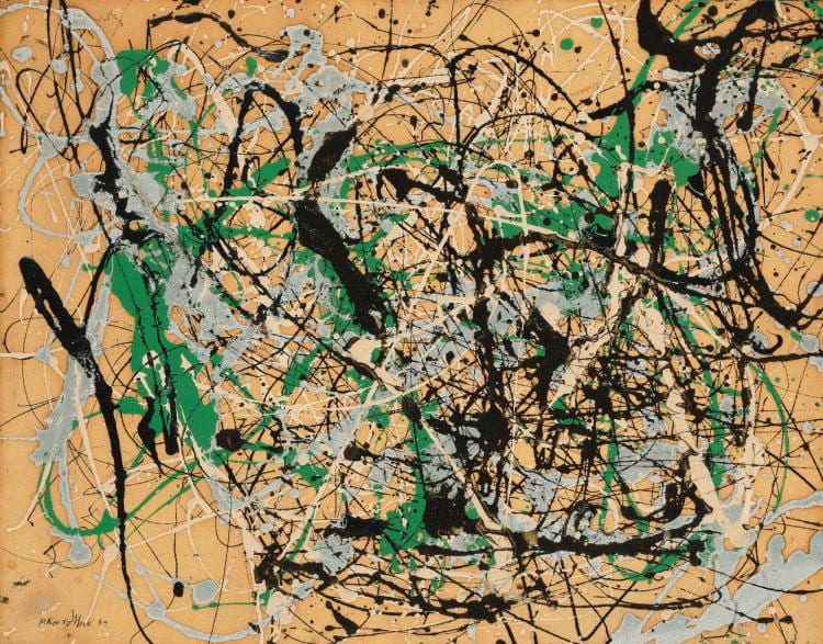 JACKSON POLLOCK | Number 17, 1949 comparable sale