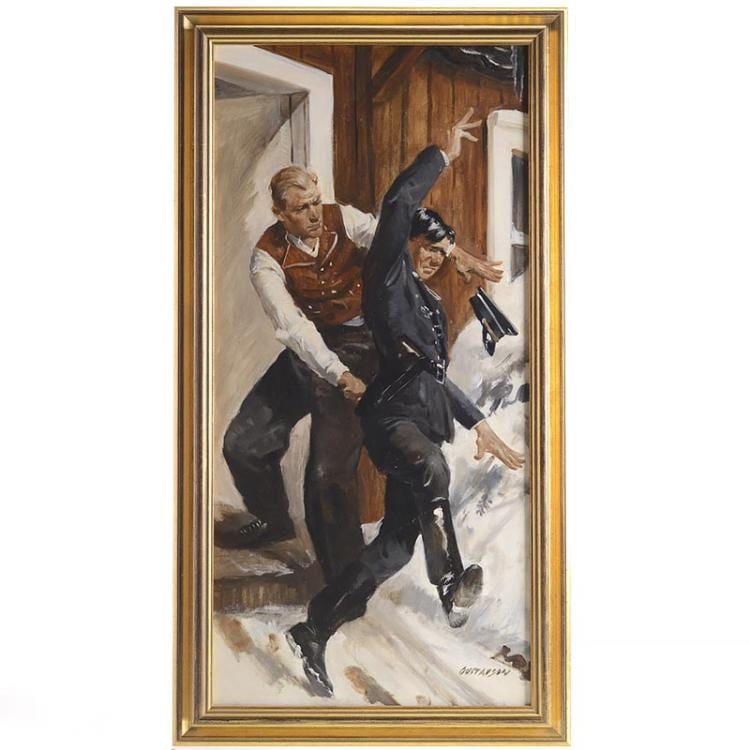 Lealand R Gustavson comparable auction result: leland gustavson painting