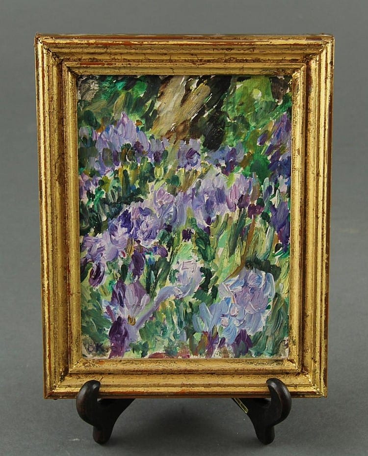 Ole Kielberg comparable auction result: ole kielberg 1911 1985 iris komposition med bl iris