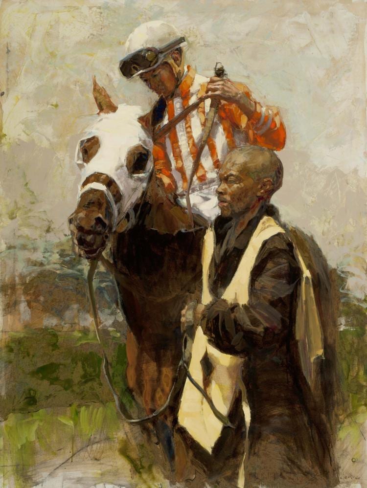 Jean-Bernard Lalanne comparable auction result: horse groom