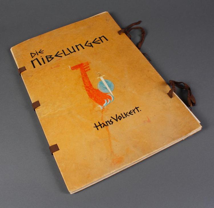 Hans Volkert comparable auction result: hans volkert 1878 1945 austria portfolio of etchings signed in pencil this is a hand bound collection of 10 black and white et