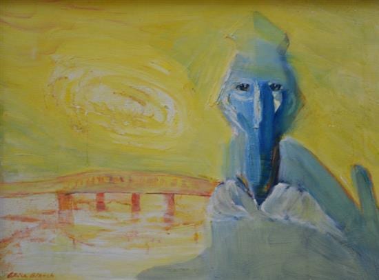 Alice Blanch Chehovski comparable auction result: alice blanch chehovski leningrad s guard oil on canvasboard 43 x 59cm