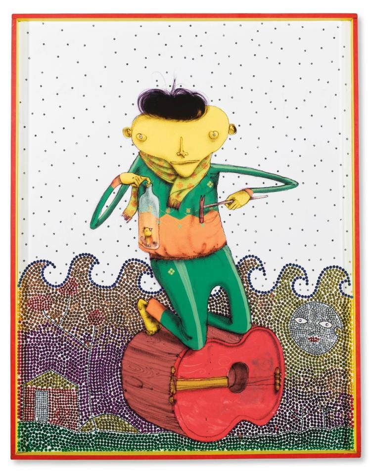os g meos amigo · Sotheby's · 2015-11-19 Os Gemeos comparable auction result: os g meos amigo