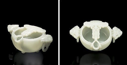 A Superb White Jade Marriage Bowl comparable sale