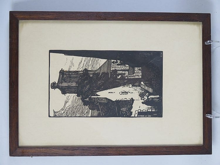 Fernand Chalandre comparable auction result: fernand chalandre 1879 1924 vue de la cath