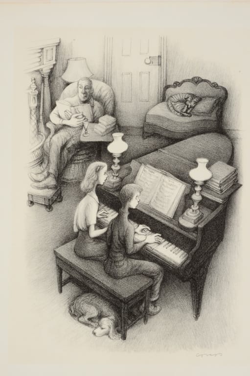 Lucille Corcos comparable auction result: lucille corcos 1908 1973 pencil signed lithograph