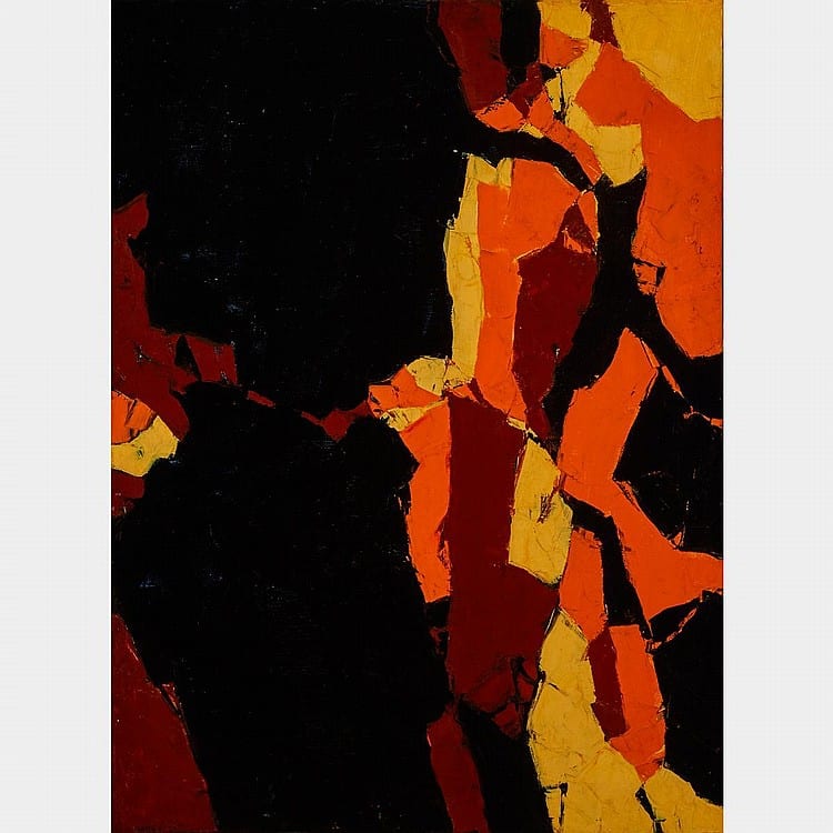 Marcelle Maltais comparable auction result: marcella maltais sans titre oil on canvas 37 275 ins x 27 75 ins 94 6 cms x 69 2 cms