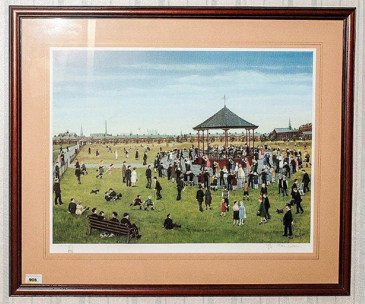 Tom (1910) Dodson comparable auction result: tom dodson pencil signed ltd and numbered colour print title dancing i