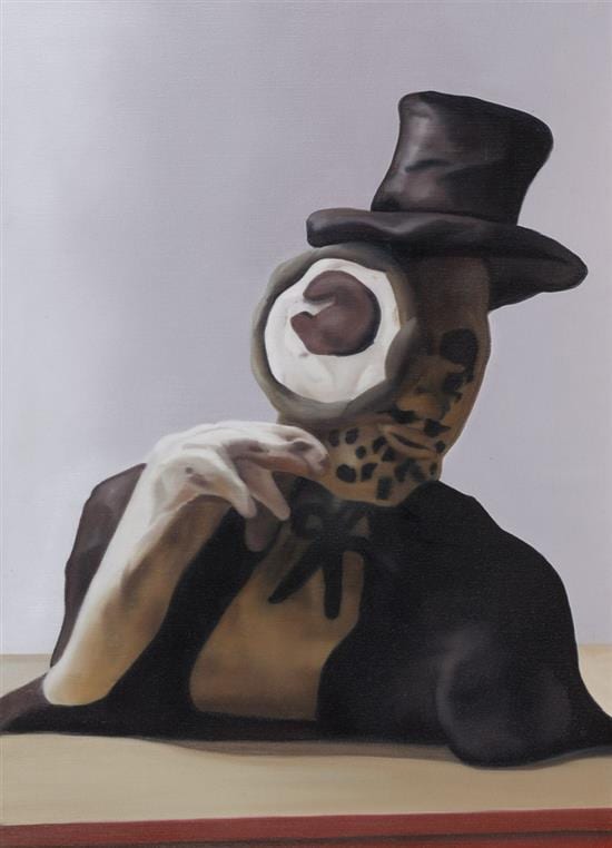 Amanda Marburg comparable auction result: amanda marburg born 1976 professor 2005 oil on linen