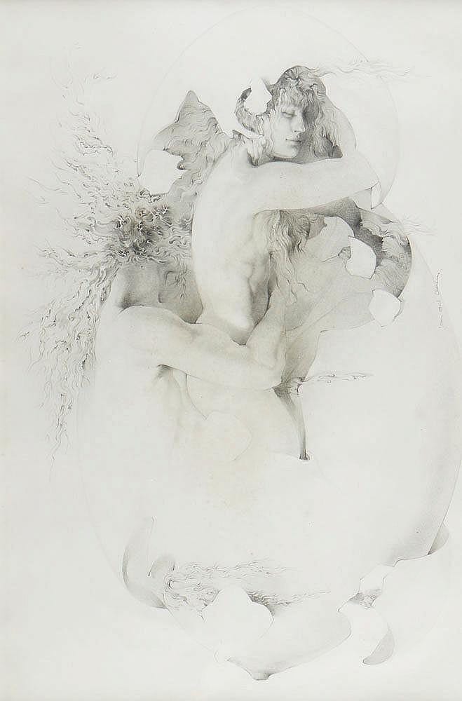 Jean-Paul Cleren comparable auction result: jean paul cleren l pis sobre papel 31 x 48 cm
