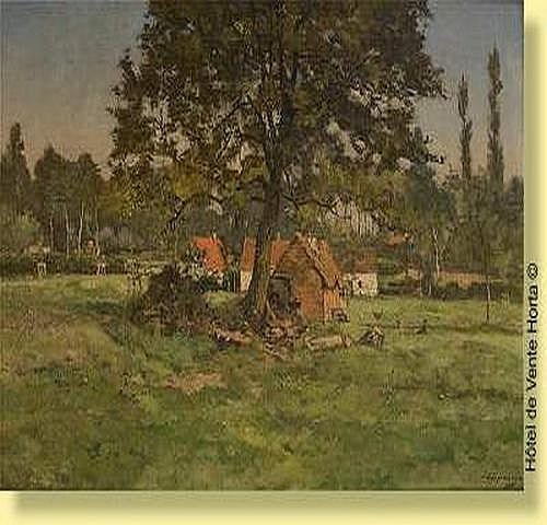 Joseph-Théodore Coosemans comparable auction result: joseph coosemans 1828 1904 ecole belge huile sur