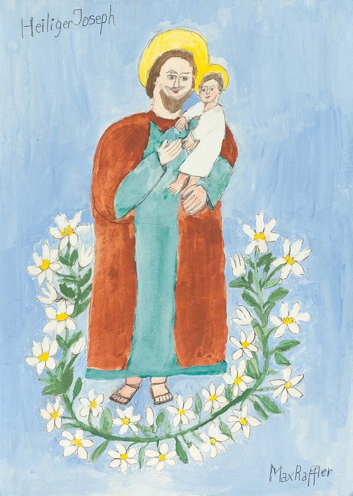 MAX RAFFLER „Heiliger Joseph“. sold by Karl & Faber, lot 753 — auction record photograph