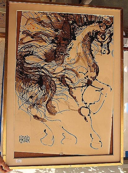 Hrair Diarbekirian comparable auction result: hrair diarbekirian lebanese b 1946 horse cante