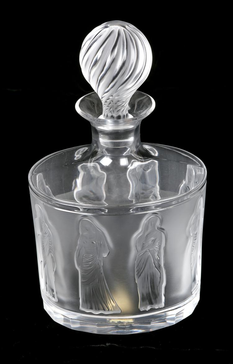 Lalique Femmes Antiques Decanter sold by Goldberg Coins & Collectibles, lot 477 — auction record photograph
