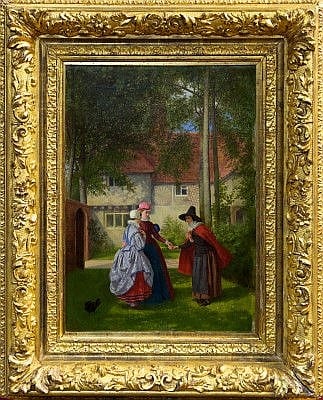 charles rossiter 1827 c 1890 oil on canvas the fortune teller · Reeman Dansie · 2015-11-25 Charles Rossiter comparable auction result: charles rossiter 1827 c 1890 oil on canvas the fortune teller