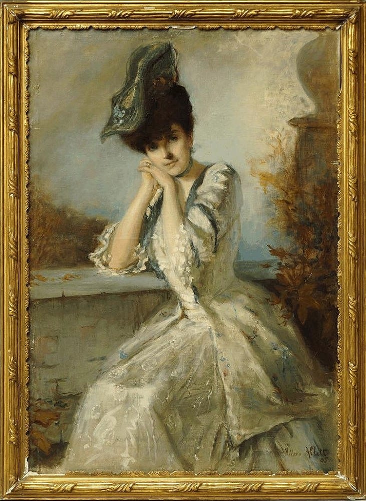 William Albert F. Ablett comparable auction result: william albert ablett french 1877 1937 portrait