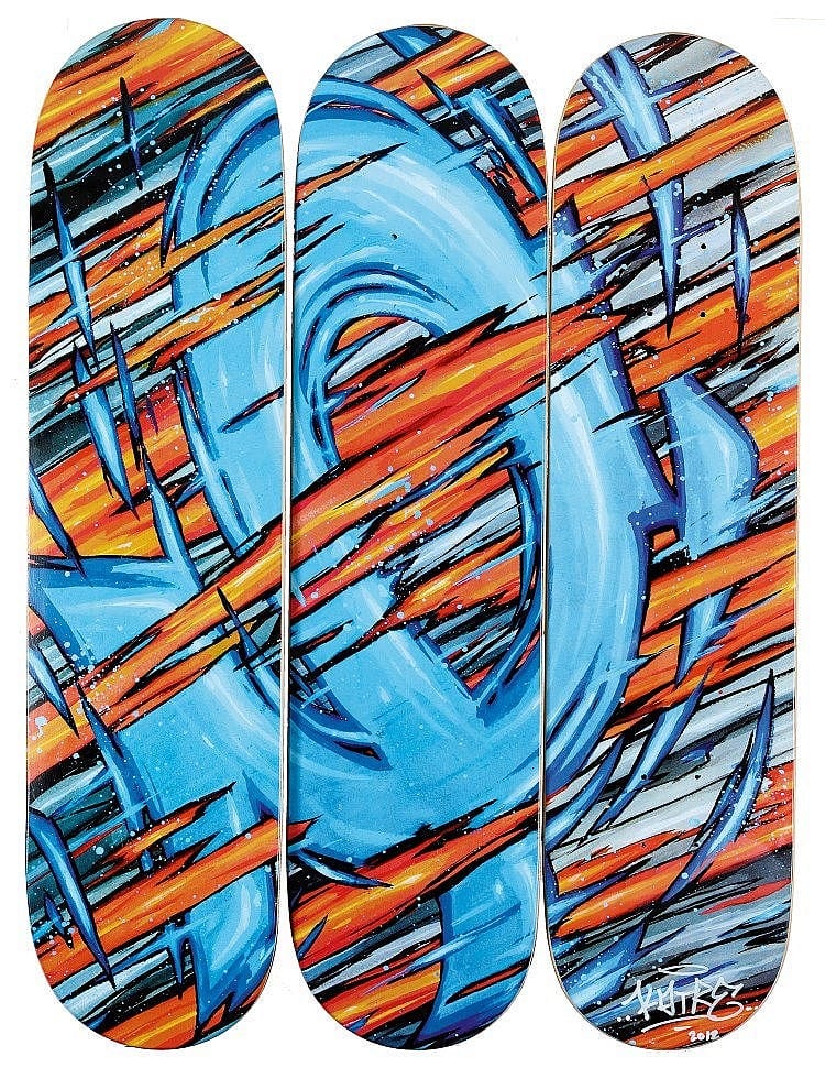 katre ne en 1977 skateboard 2012 triptyque ensemble · Cornette de Saint-Cyr · 2015-12-15 KATRE comparable auction result: katre ne en 1977 skateboard 2012 triptyque ensemble