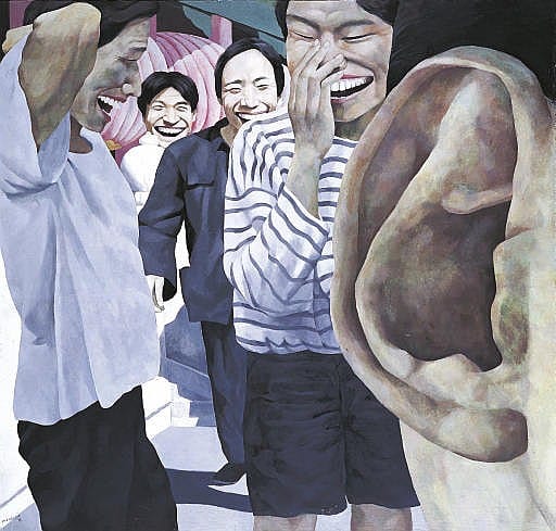 Yue Minjun (Born in 1962) comparable sale