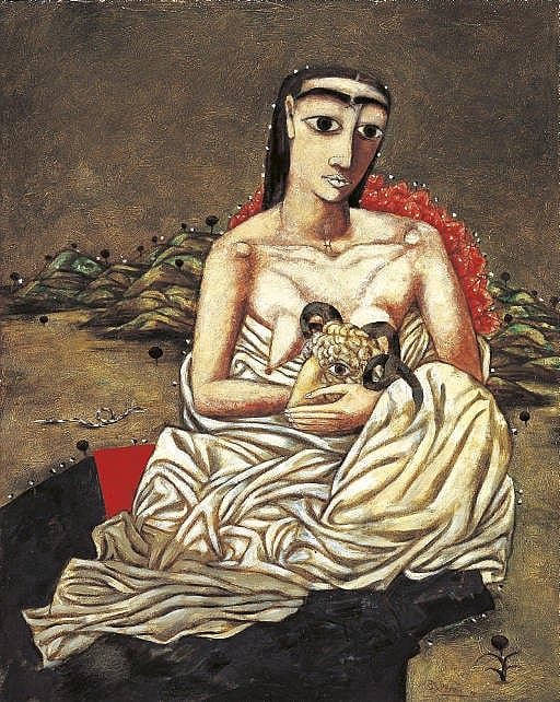 Zhang Xiaogang (Born in 1958) comparable sale