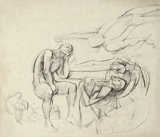 John (1917) Minton comparable auction result: study for coriolanus