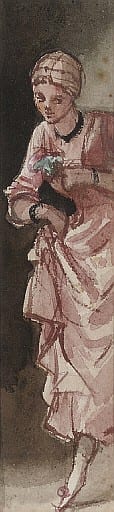 Louisa of (Marchioness) Waterford comparable auction result: off to a clandestine encounter