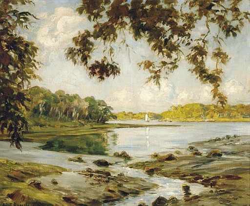 verdant river landscape · Christie's · 2007-12-13 André Dauchez comparable auction result: verdant river landscape