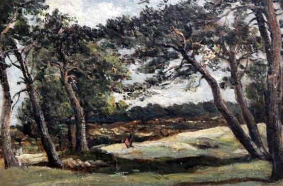 Frederick William Watts comparable auction result: frederick william watts 1800 1862 landscape with pine trees 5 x 7in