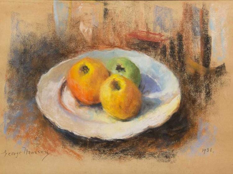 Georges Mosson comparable auction result: george mosson german 1851 1933 pastel still life apples signed dated 1931 32 x 48