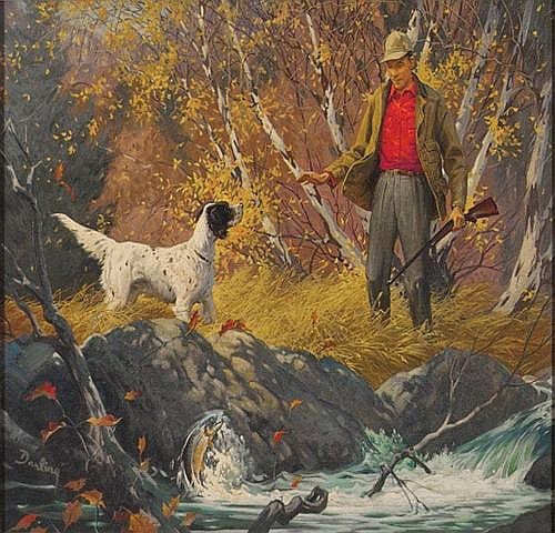 Louis Darling comparable auction result: louis darling 1916 1970 calendar illustration