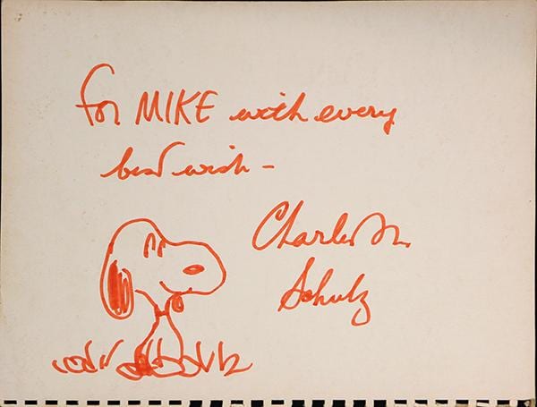 Drawing, Charles Schulz sold by Clars Auctions, lot 2225 — auction record photograph