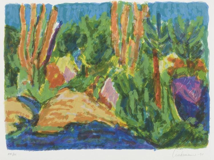 Kaj Hellberg Lindemann comparable auction result: kai lindemann dinamarca 1931 francia 2007 landscape
