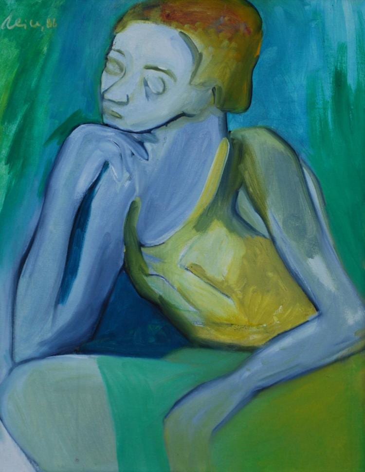 Alice Blanch Chehovski comparable auction result: alice blanch chehovski adrian ii oil on canvasboard 60 x 44cm