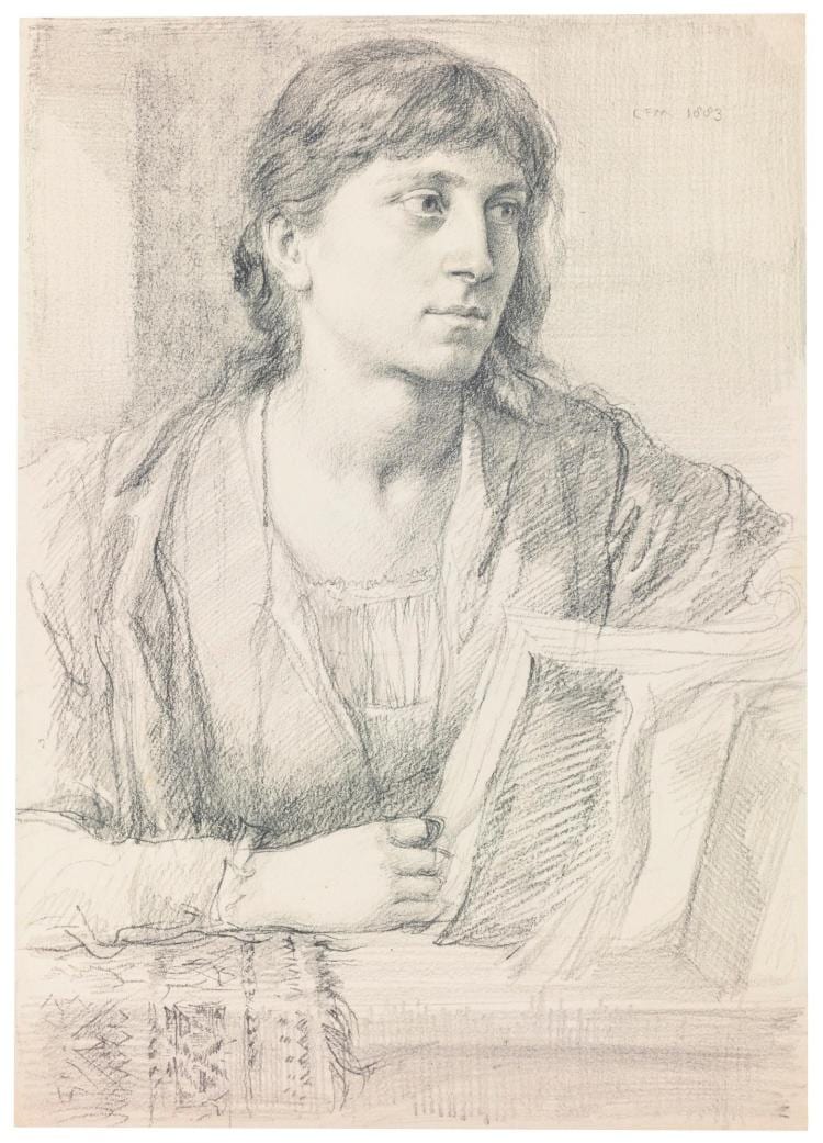 charles fairfax murray study of a woman reading a book · Sotheby's · 2016-01-28 Fairfax Murray comparable auction result: charles fairfax murray study of a woman reading a book