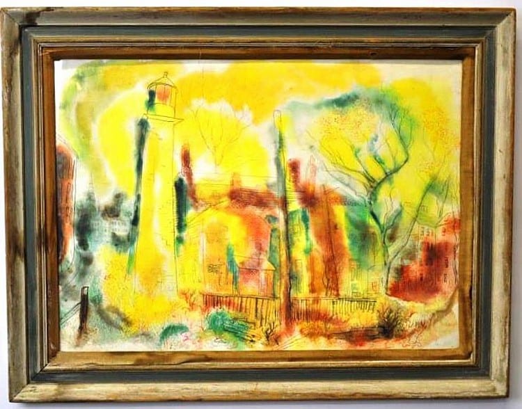 Lawrence Edward Kupferman comparable auction result: lawrence edward kupferman 1909 1982 watercolor