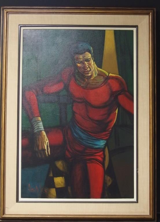 ALBERTO RUIZ VELA ORIGINAL OIL PAINTING sold by Midnight Sun Antique Auction, lot 200 — auction record photograph