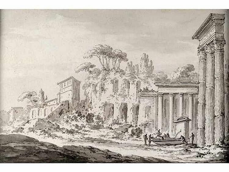 claude louis chatelet paris 1753 1794 · Ader · 2007-12-05 Claude Louis Chatelet comparable auction result: claude louis chatelet paris 1753 1794