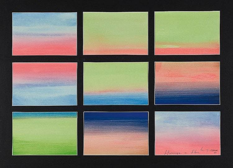 michel gueranger hommage au silence 1975 uvre en 9 l ments · Cornette de Saint-Cyr · 2016-01-28 Michel Gueranger comparable auction result: michel gueranger hommage au silence 1975 uvre en 9 l ments