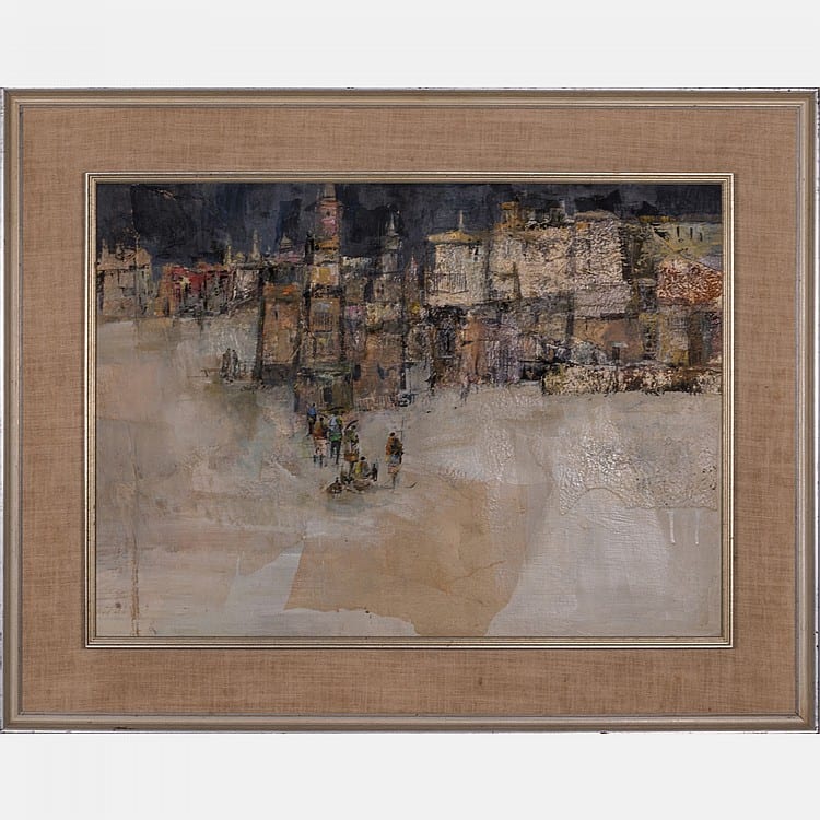 alan robert chiara b 1936 spanish village watercolor collage · Gray's Auctioneers · 2016-01-27 Alan Robert Chiara comparable auction result: alan robert chiara b 1936 spanish village watercolor collage