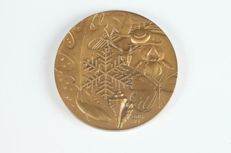 edward r grove american 1912 2002 fiftieth anniversary of the society of medalists 1930 1980 bronze relief medallion obverse n · Sloans & Kenyon · 2016-01-19 Edward R. Grove comparable auction result: edward r grove american 1912 2002 fiftieth anniversary of the society of medalists 1930 1980 bronze relief medallion obverse n