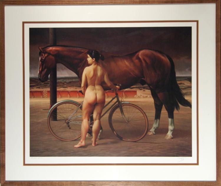 Heriberto Cogollo comparable auction result: heriberto cogollo the horse lithograph